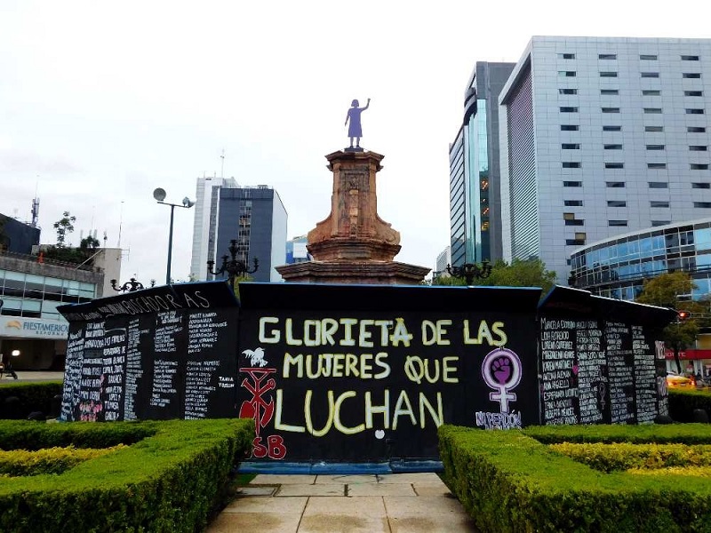 La Glorieta de las Mujeres es un espacio público en demanda de Verdad y Justicia