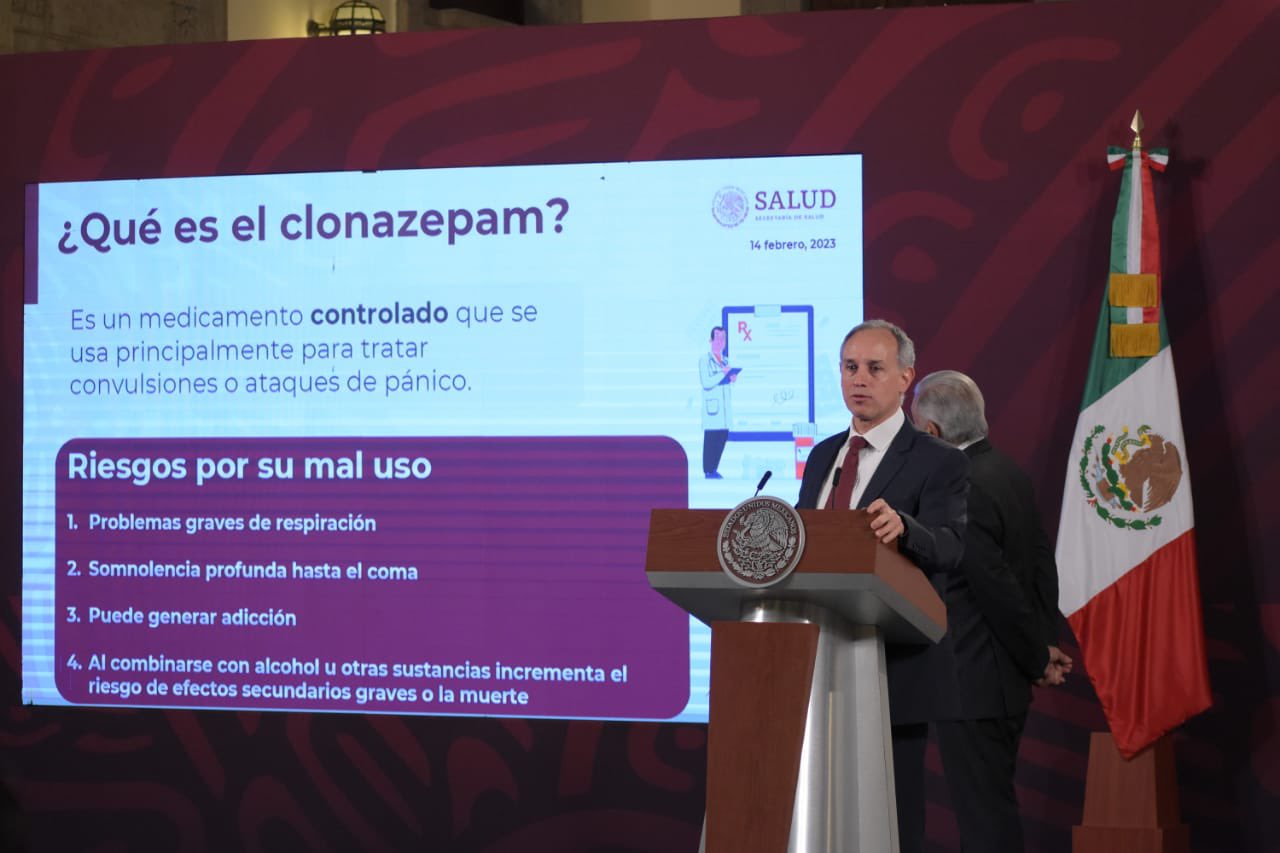 Van 45 casos de menores intoxicados por reto de Clonazepam en México: SSa