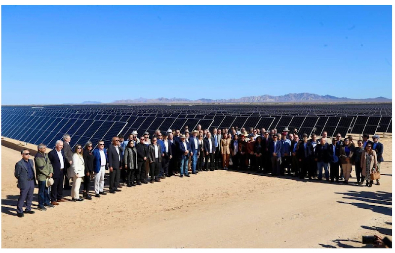 Visitan representantes de 80 naciones y de 25 organismos internacionales la central fotovoltaica Puerto Peñasco