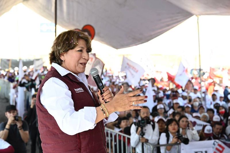Asistirán 50 mil mexiquenses a la celebración de AMLO en el Zócalo encabezados por Delfina Gómez