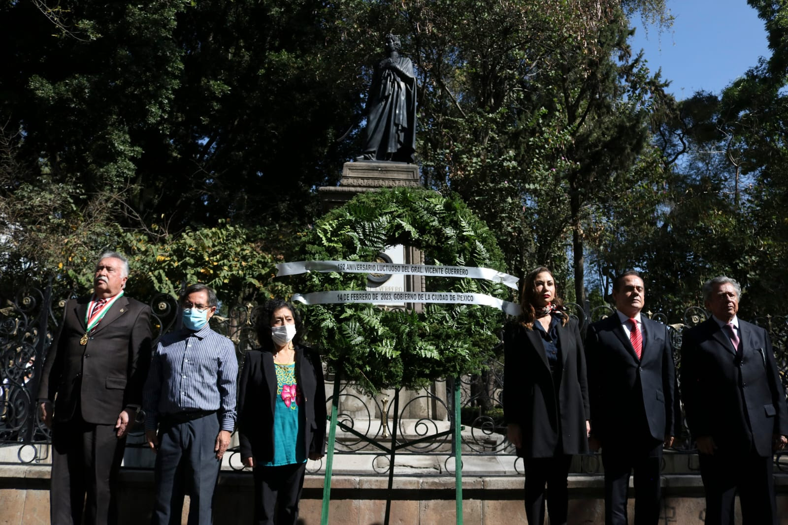 Conmemoran el 192 aniversario luctuoso del General Vicente Guerrero