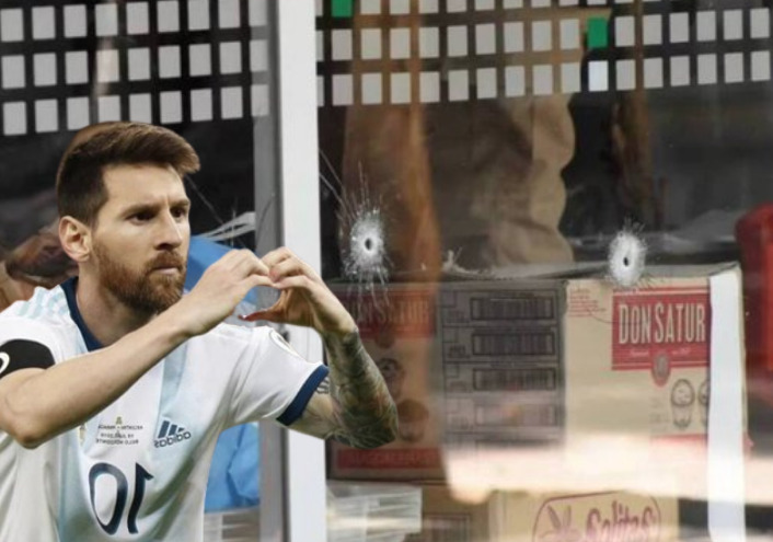 Atacan negocio de la familia de la esposa de Messi; dejan amenazan contra el futbolista