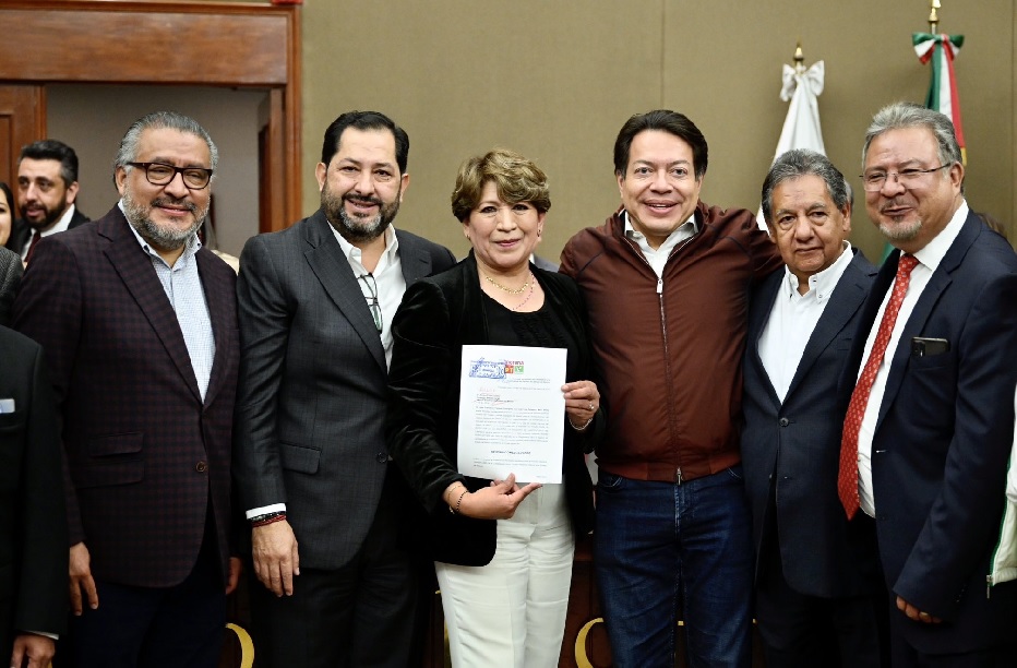 Delfina Gómez se registra como candidata a gubernatura del Edomex