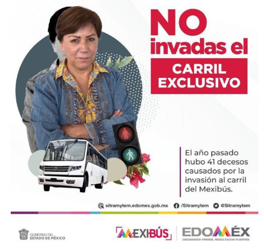 Edomex lanza campaña para que automovilistas no invadan los carriles exclusivos del Mexibús