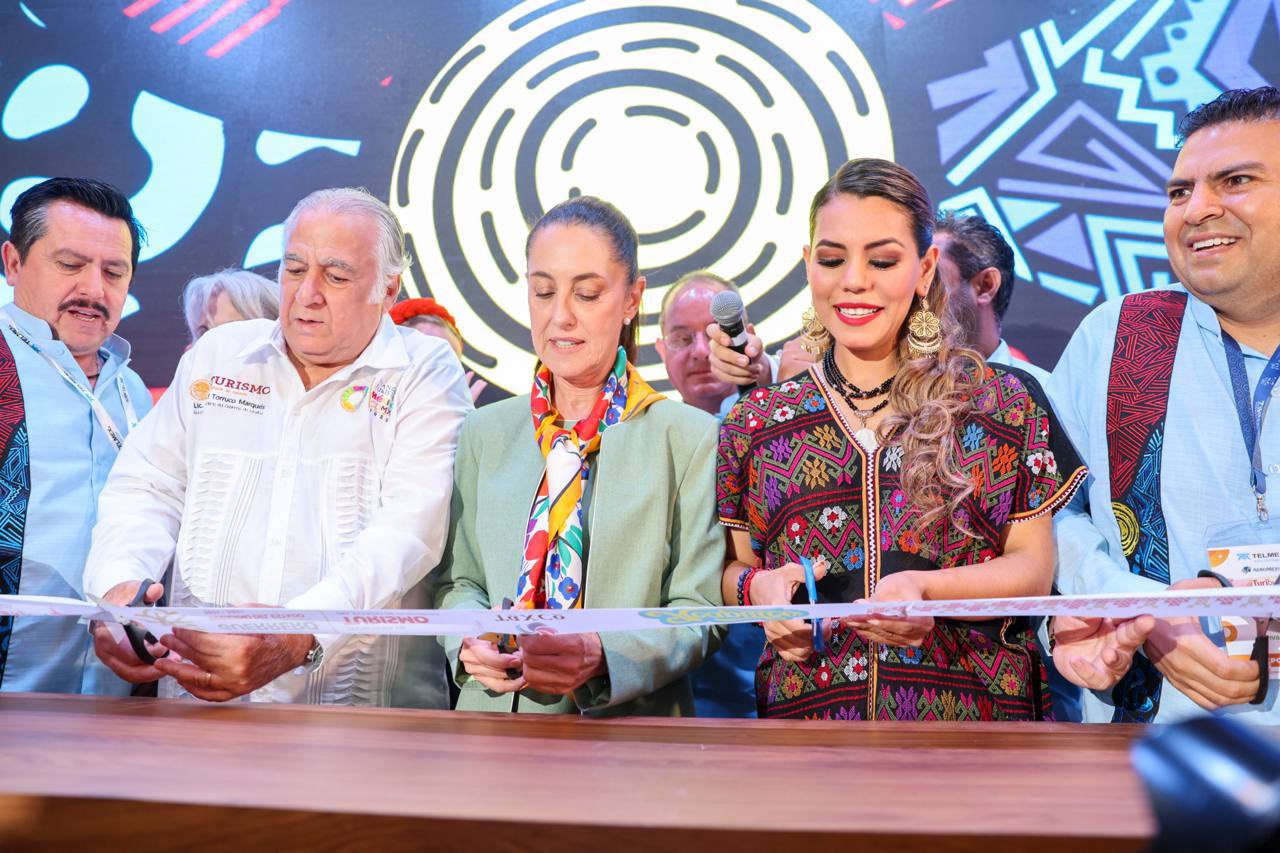 Inauguran la sala de exposición de stands del Tianguis Turístico 2023 y el pabellón Guerrero