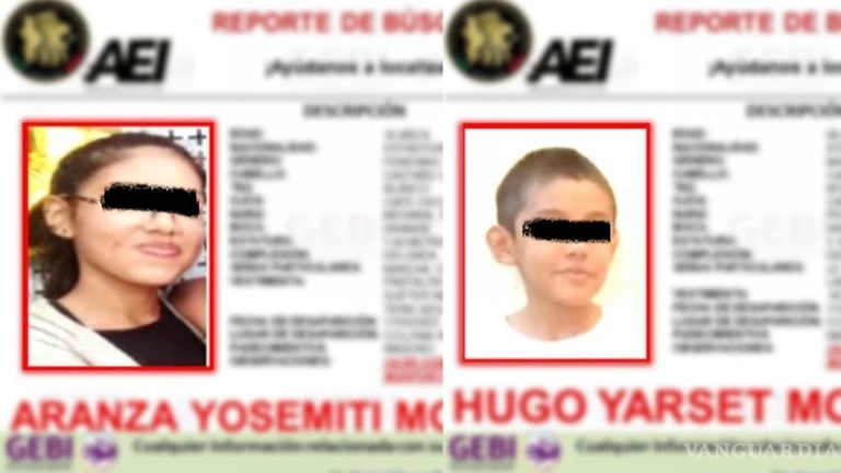 Reportan desaparición de dos menores estadounidenses en Nuevo León