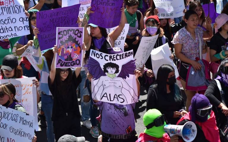 Marchas en México por el Día Internacional de las Mujeres