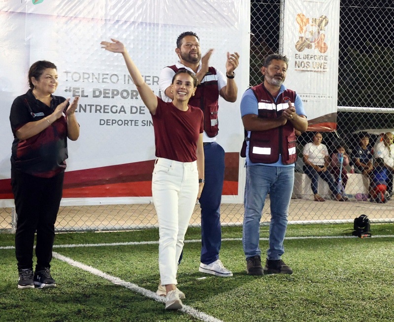 Refuerza Ana Patricia Peralta el deporte para integración