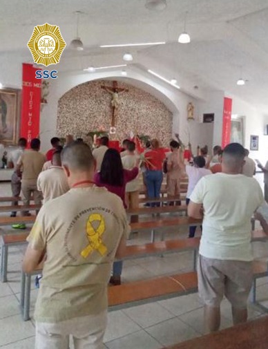 Celebran Domingo de Ramos en Centros Penitenciarios de la CDMX