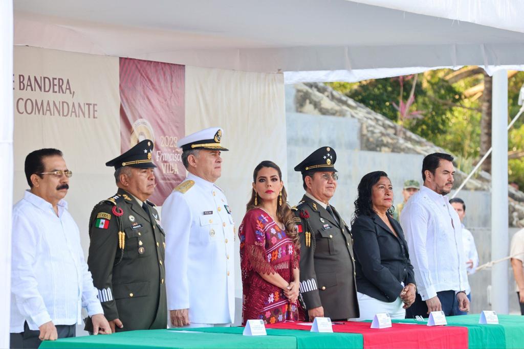 Asiste Evelyn Salgado a la Ceremonia de Toma de Posesión al Cargo de Martín Gerardo Franco Flores