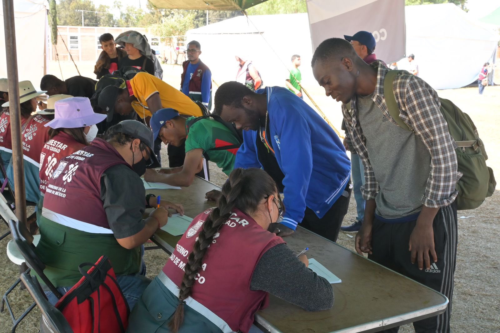 Atiende SIBISO a más de 7 mil personas migrantes en Albergue Temporal de Tláhuac