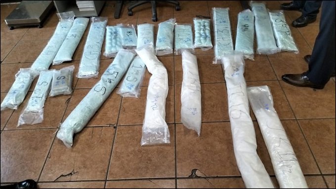 Sedena asegura 44 kilos de fentanilo en pastillas en BC