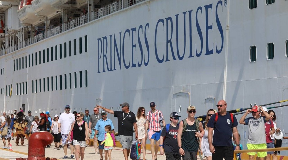 Yucatán recibe, por primera ocasión, al crucero Ruby Princess