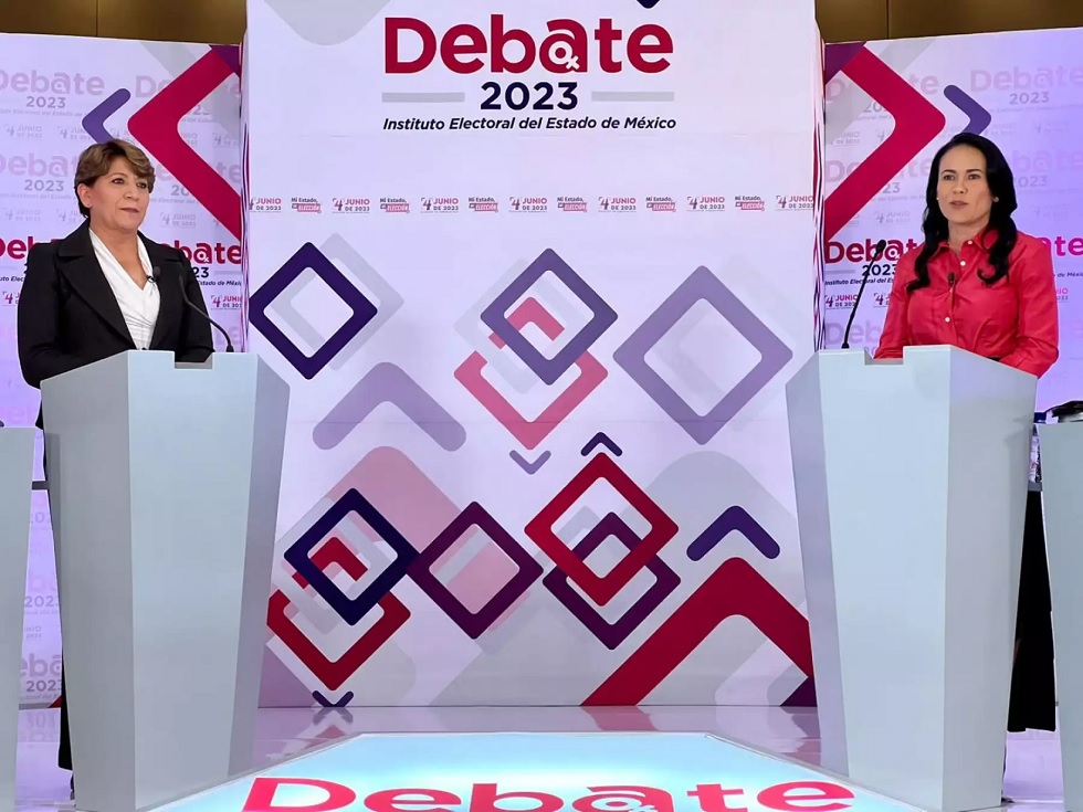 candidatas por el Edomex realizan primer debate electoral