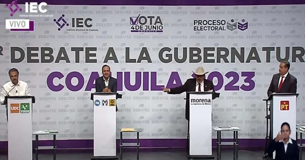 realizan primer debate de candidatos a Gobierno de Coahuila