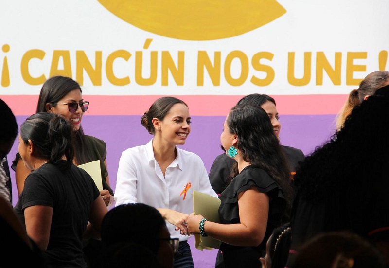Combate Ana Patricia Peralta violencia de género en Cancún