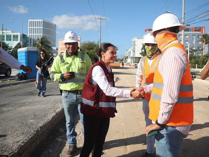 Avanzan obras prioritarias en Cancún