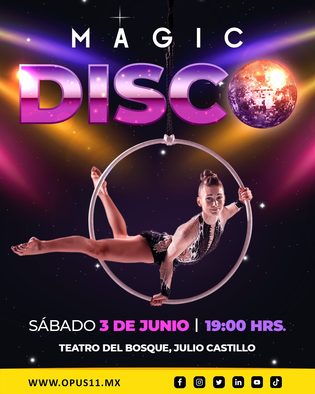 ¡Disfruta de “Magic Disco”! Un concierto que reúne lo mejor de la danza aérea y musica disco en versión sinfónica