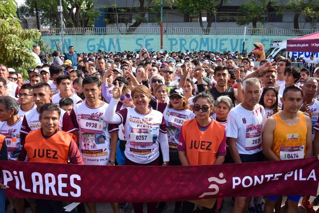 Participan 3 mil personas en la “Carrera Vive Cuautepec”