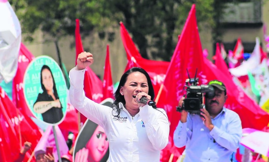 Alejandra del Moral y Delfina Gómez inician cierre de campaña por el Edomex