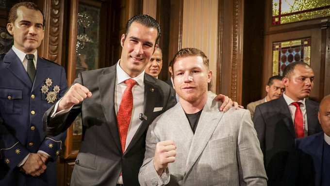 'Canelo' Álvarez propone a Miguel Torruco para Jefe Gobierno de la CDMX