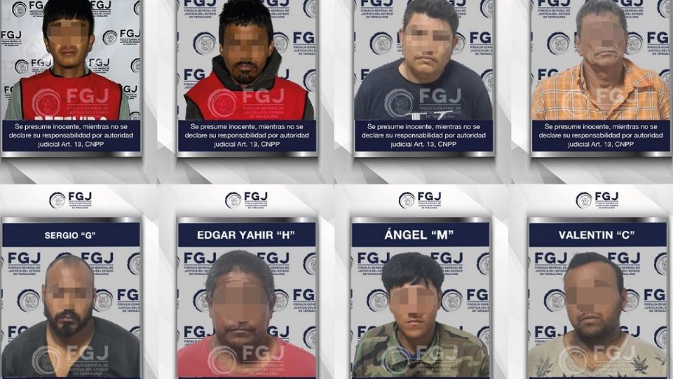 Detienen a 12 presuntos criminales en Tamaulipas