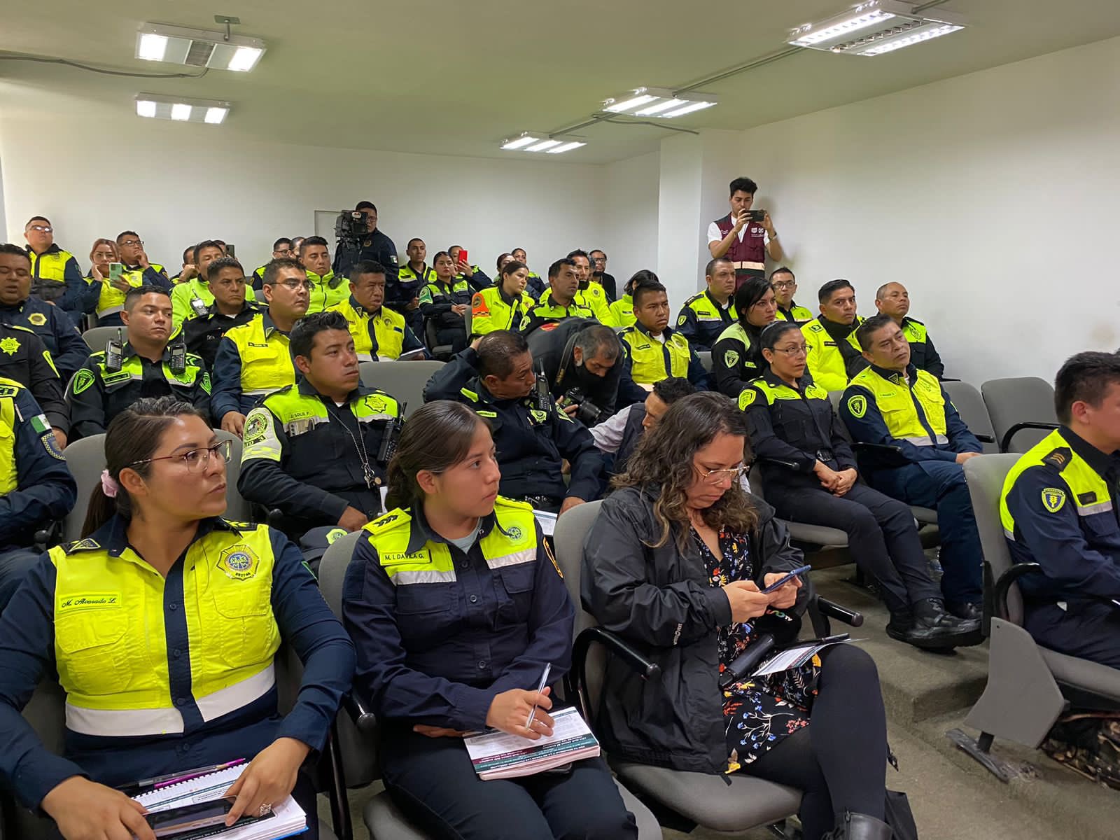 Capacitan a oficiales de tránsito sobre atención a hechos de tránsito “Lamineros”