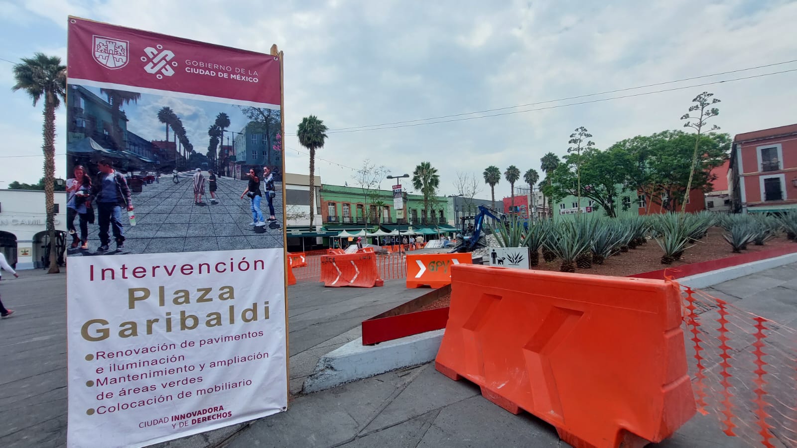 CDMX rehabilita Plaza Garibaldi como parte de revitalización integral del Centro Histórico