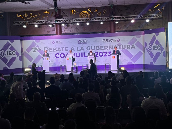 Realizan segundo debate por la Gubernatura de Coahuila