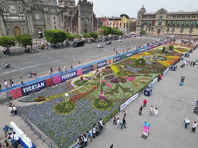 Todo un éxito “Yucatán Expone en el Zócalo capitalino