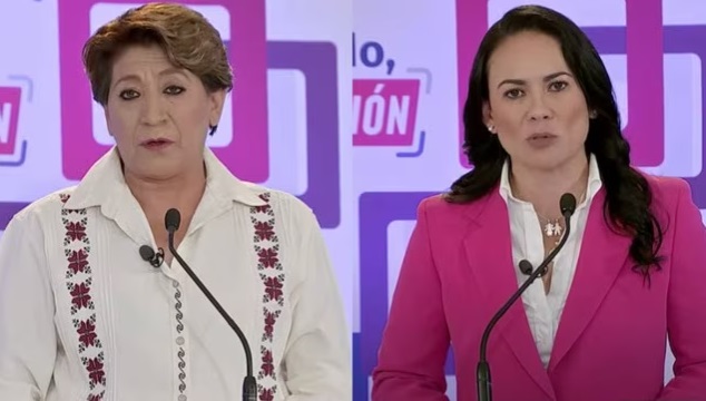 Delfina Gómez llamó frustrada a Alejandra del Moral por no ir requete bien en las encuestas