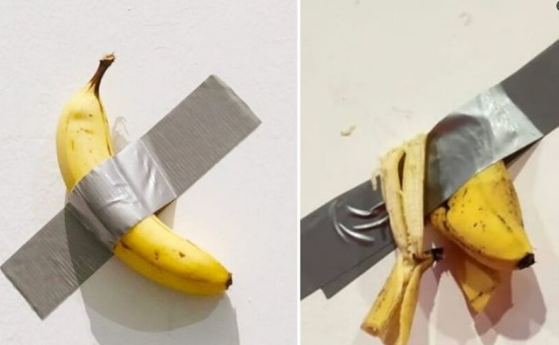 Estudiante se come plátano de “obra de arte” valorada en unos 2 millones de pesos en museo de Seúl
