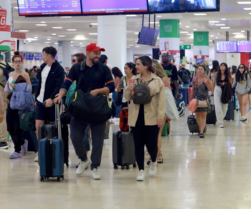 Más de 79 millones de pasajeros se transportaron en vuelos nacionales e internacionales en el periodo enero-agosto 2023