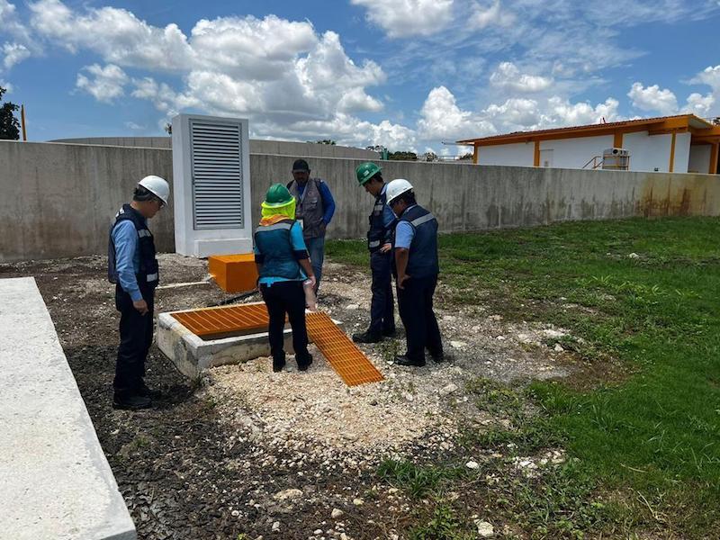 Interviene ayuntamiento de Benito Juárez planta de tratamiento de agua residual