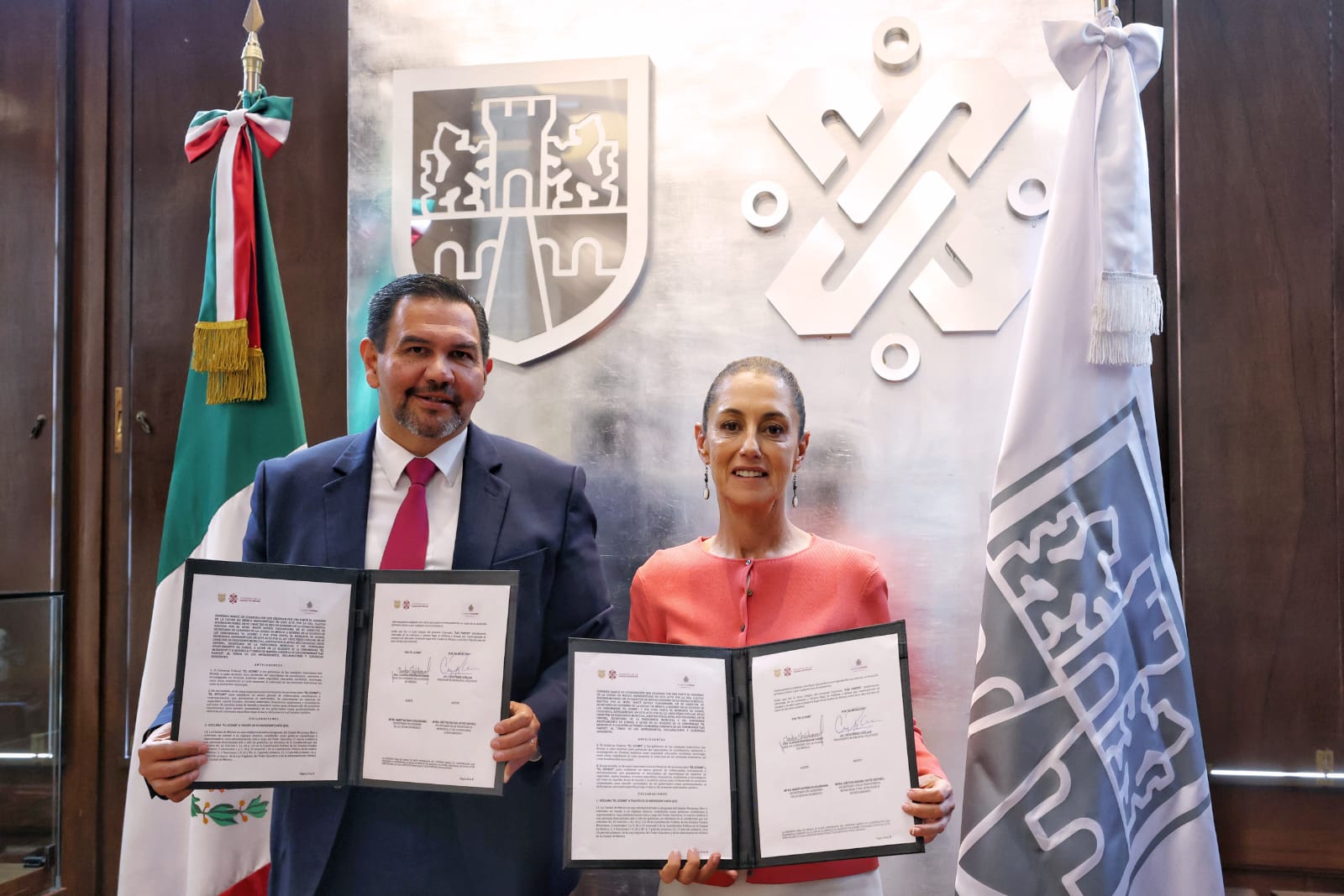Firma Sheinbaum convenio de colaboración con el municipio de Ciudad Juárez