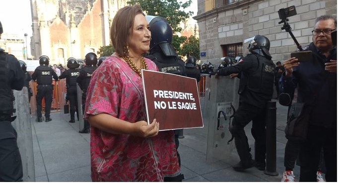 AMLO reitera negativa de acceso a Xóchitl Gálvez a la ‘Mañanera’
