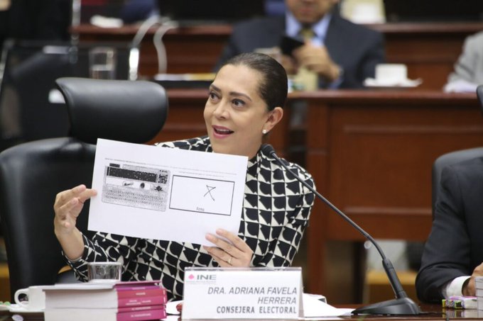 Perfilan a ex consejera Adriana Favela como nueva secretaria Ejecutiva del INE
