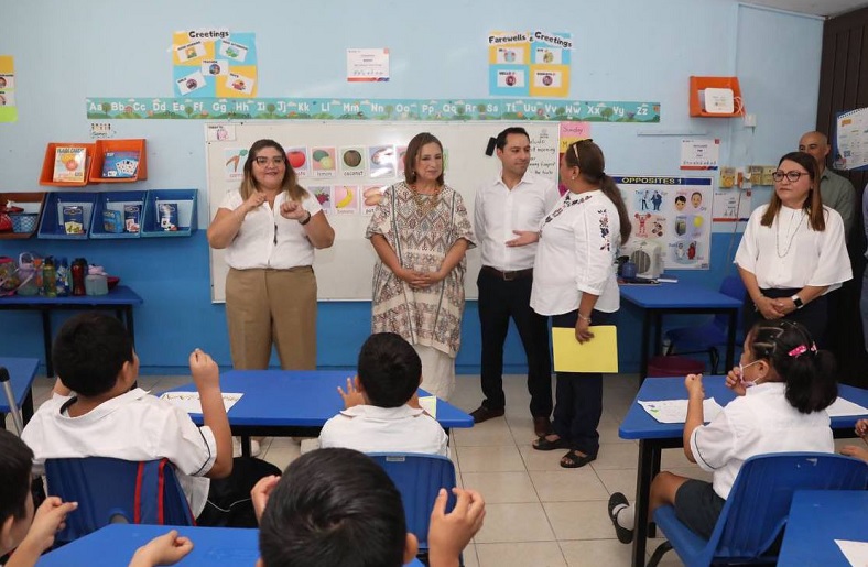 Xóchitl Gálvez visita Yucatán para conocer sus exitosos programas educativos