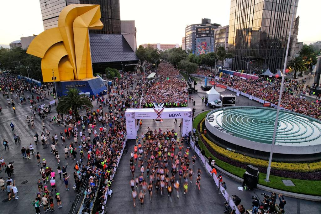Medio Maratón de la Ciudad de México reunió a 40 mil participantes
