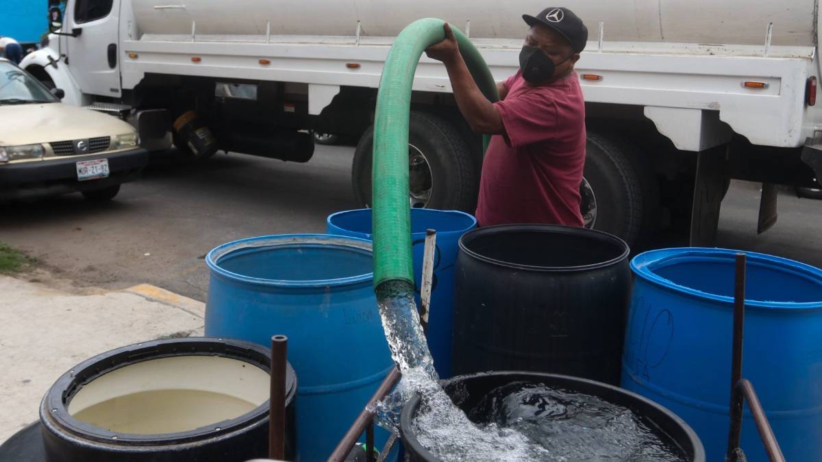 Anuncian corte de agua en varios municipios del Edomex