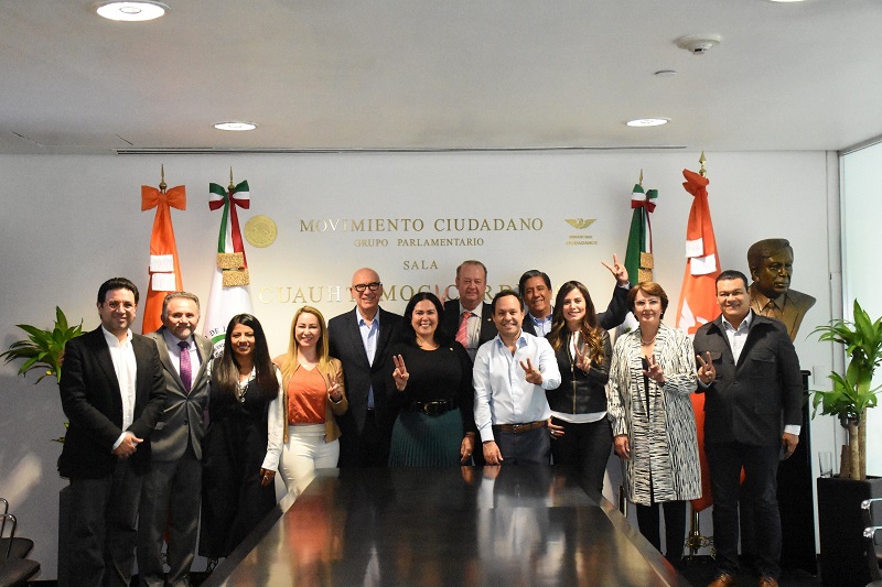 El Grupo Parlamentario de Movimiento Ciudadano es hoy la tercera fuerza política del Senado: Clemente Castañeda