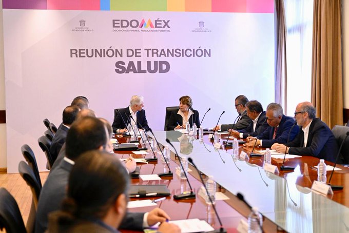 Delfina Gómez y Alfredo del Mazo realizan segunda mesa de transición en Edomex