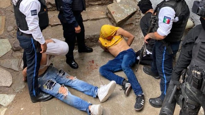 Enfrentamiento en túnel del centro de Guanajuato deja un herido y cinco detenidos
