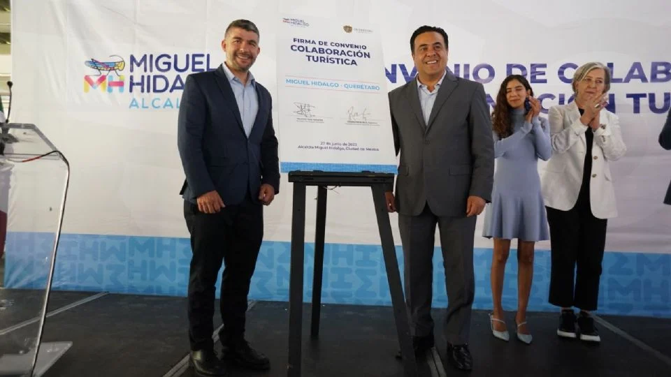 Alcaldía Miguel Hidalgo firma convenio turístico con Querétaro