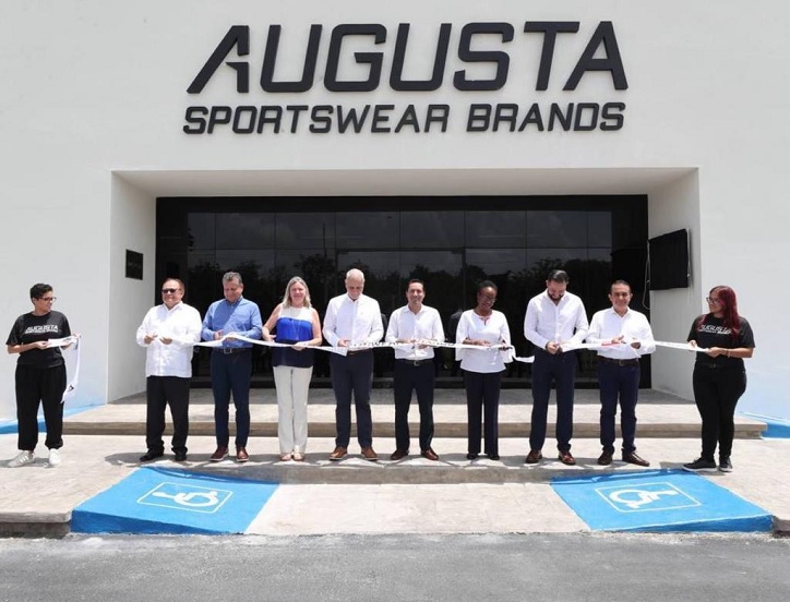 Inauguran maquiladora de Augusta Sportswear Brands en Yucatán