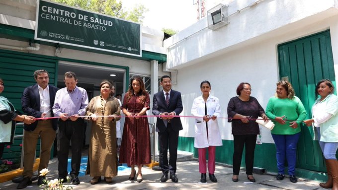 Martí Batres inaugura Centro de Salud en la Central de Abastos