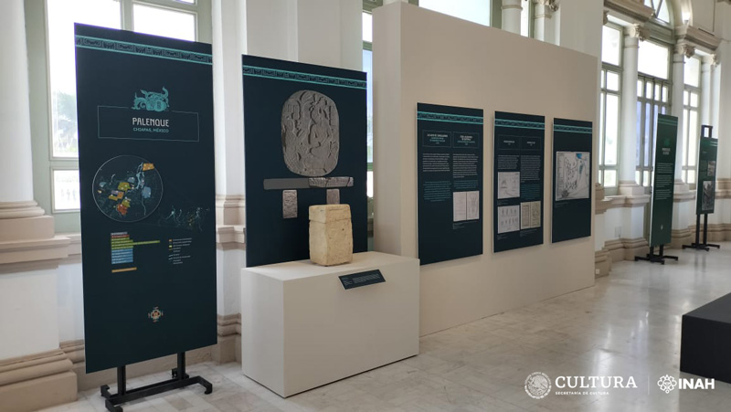 Abren la exposición temporal 'Palenque. 200 años de descubrimientos' en el Palacio Cantón, en Yucatán