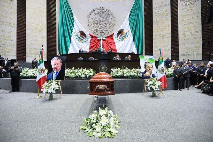 Rinden homenaje a Muñoz Ledo en la Cámara de Diputados