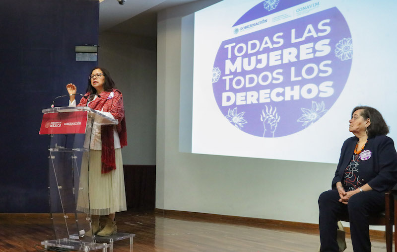 Formaliza Gobernación Sistema Nacional de Servicios de Atención para las Mujeres en situación de Violencia