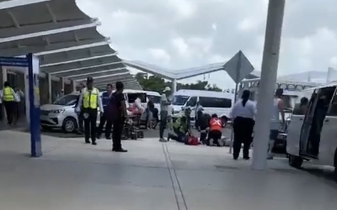 Turista fallece en el Aeropuerto de Cancún